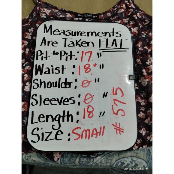 Y2K‎ Living Doll Women's size Small Floral Babydoll Boho Flowy Summer Top USA - Picture 7 of 7